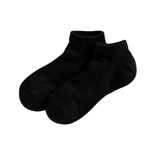 毛圈網眼踝襪-男