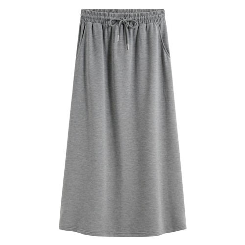 輕柔彈性長裙-女