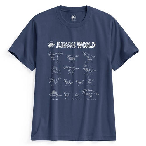 Jurassic World印花T恤-11-男