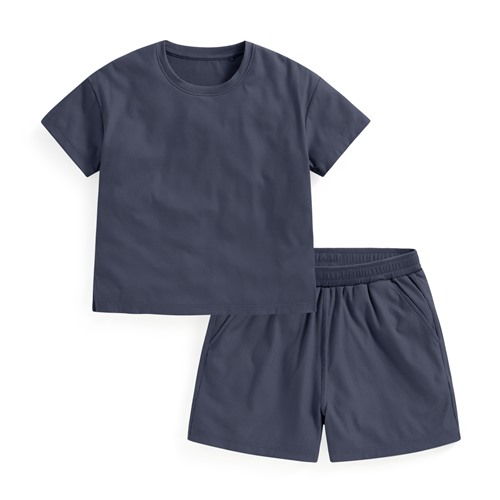 輕涼羅紋家居套裝-童