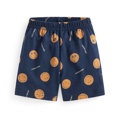 SmileyWorld®竹節棉印花短褲-Baby