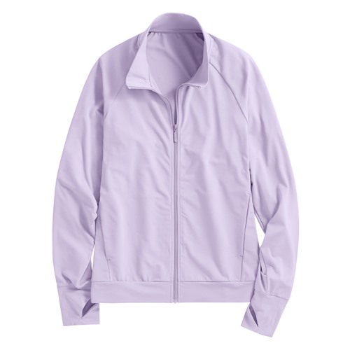 吸排抗UV網眼立領外套-女