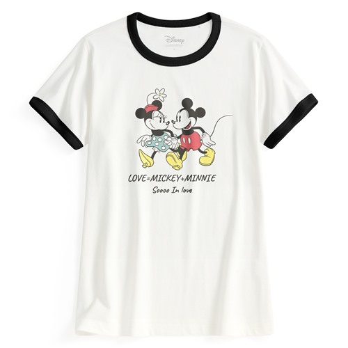 迪士尼系列羅紋配色印花T恤-13-女