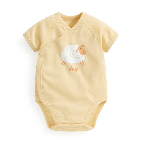 純棉羅紋動物印花包臀衣-Baby