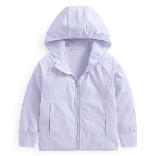 涼感抗UV連帽外套-童