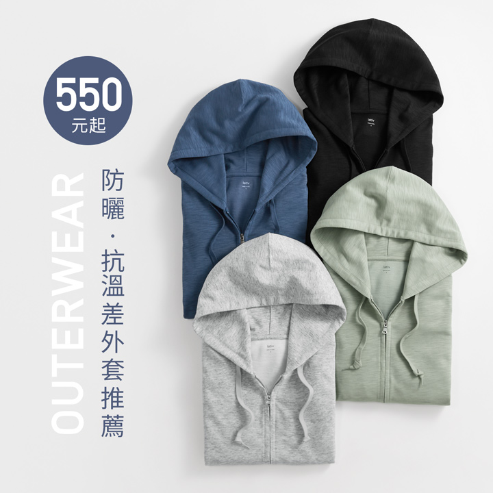 防曬、抗溫差，一件搞定！