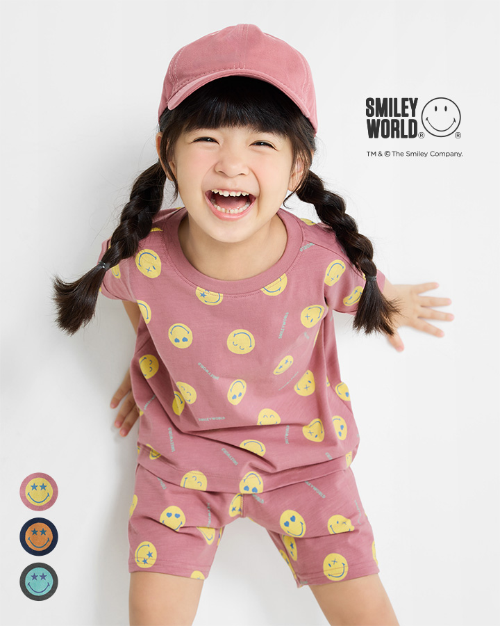 清爽舒適，SmileyWorld®竹節棉