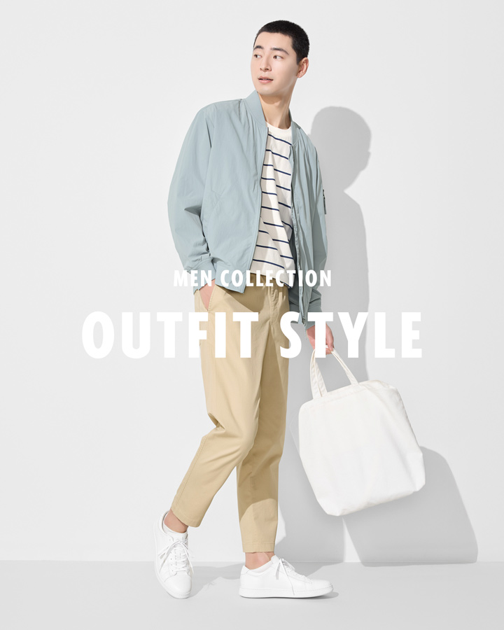 抗UV機能輕型飛行外套 X 棉質輕便九分褲