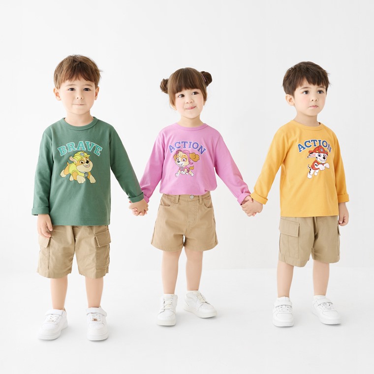 汪汪隊立大功長袖印花T恤-01-童