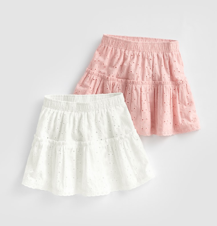 蕾絲蛋糕褲裙-童