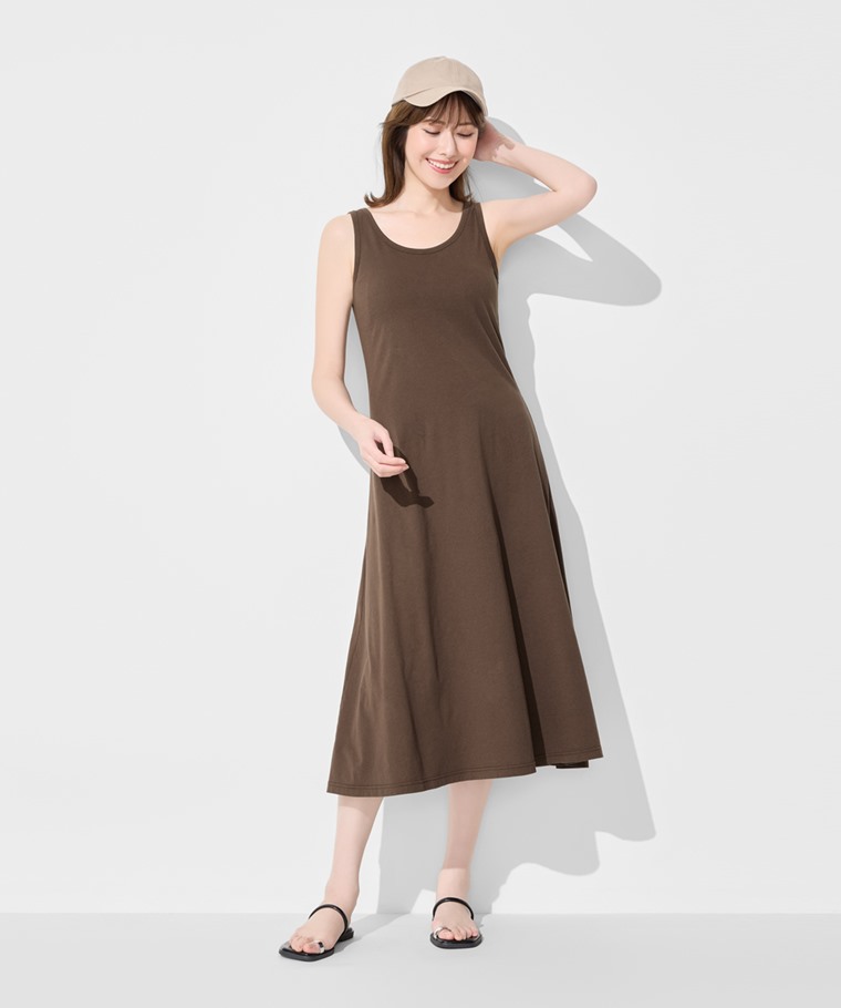 純棉背心長洋裝-女
