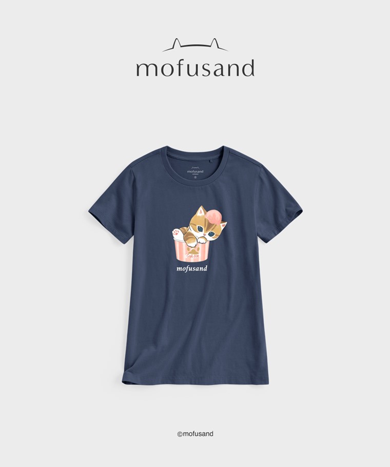 聯名系列T恤-WOMEN：女 · 貓福珊迪印花T恤-08