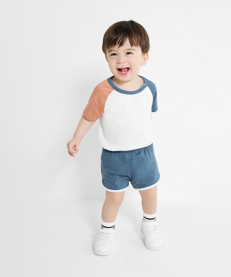 純棉拼色套裝-Baby