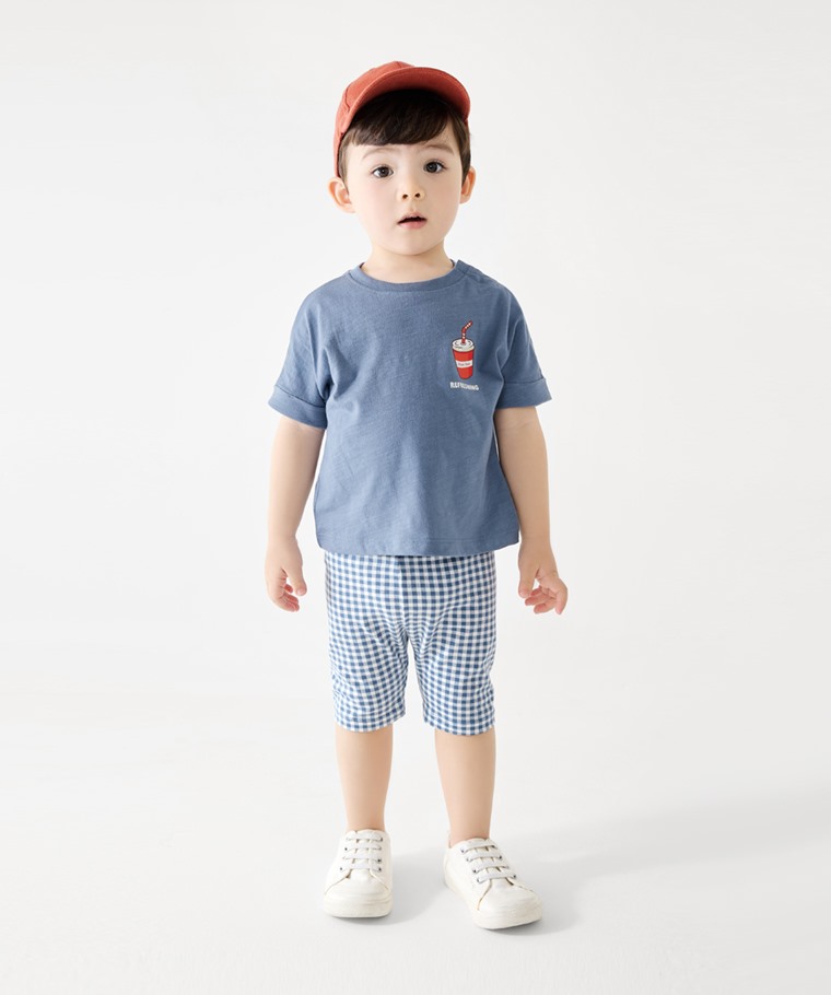 竹節棉印花T恤-Baby