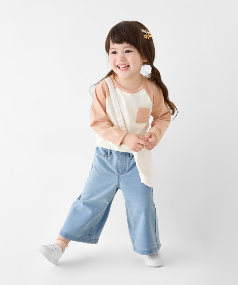 純棉拉克蘭長袖T恤-童