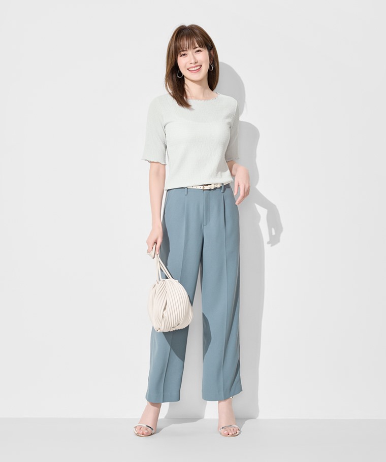 輕柔透膚上衣-女