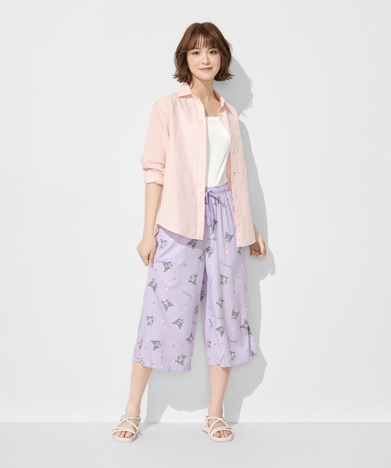 三麗鷗嫘縈七分褲-01-女