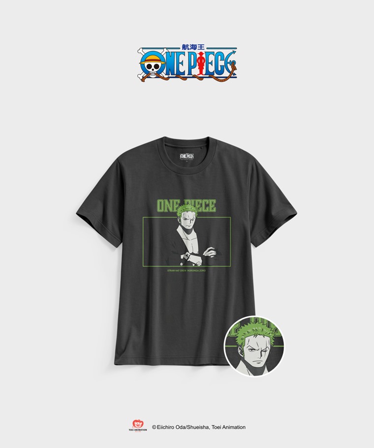 聯名系列T恤-MEN：男 · 航海王印花T恤-01