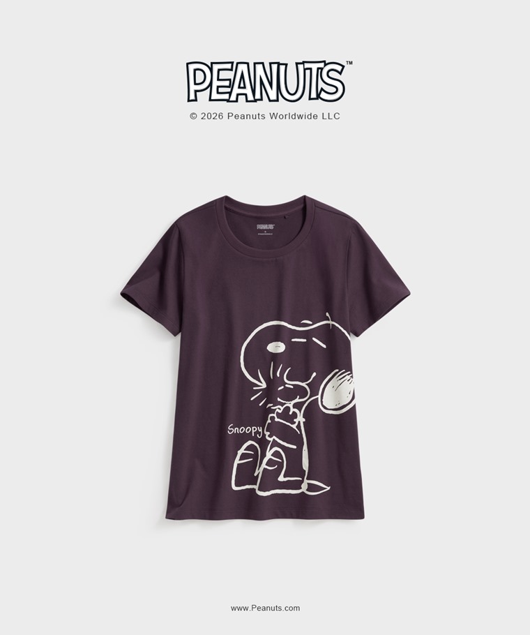 聯名系列T恤-WOMEN：女 · 史努比系列印花T恤-11