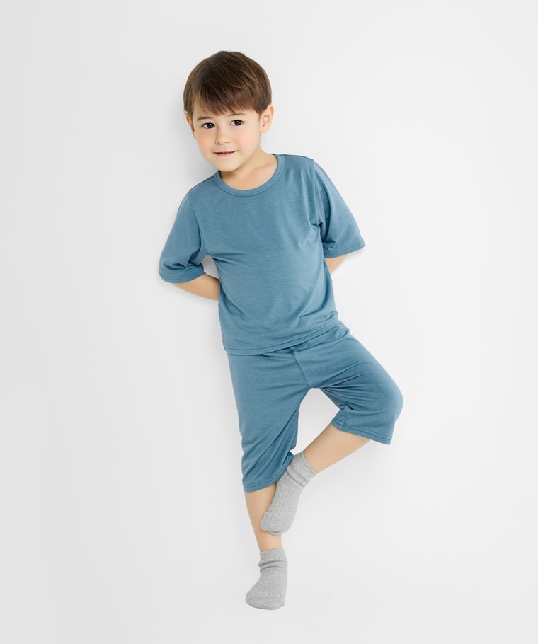 宅家舒適家居系列：童 · 莫代爾家居套裝,童 · 寬羅紋短襪