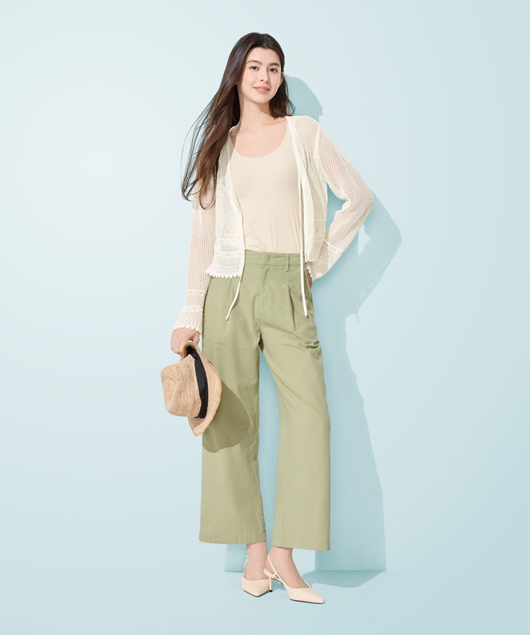 輕涼羅紋Bra背心-女