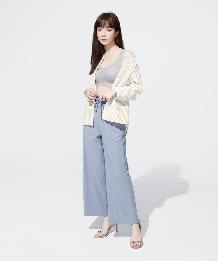 棉質彈力無痕可拆式Bra背心-女