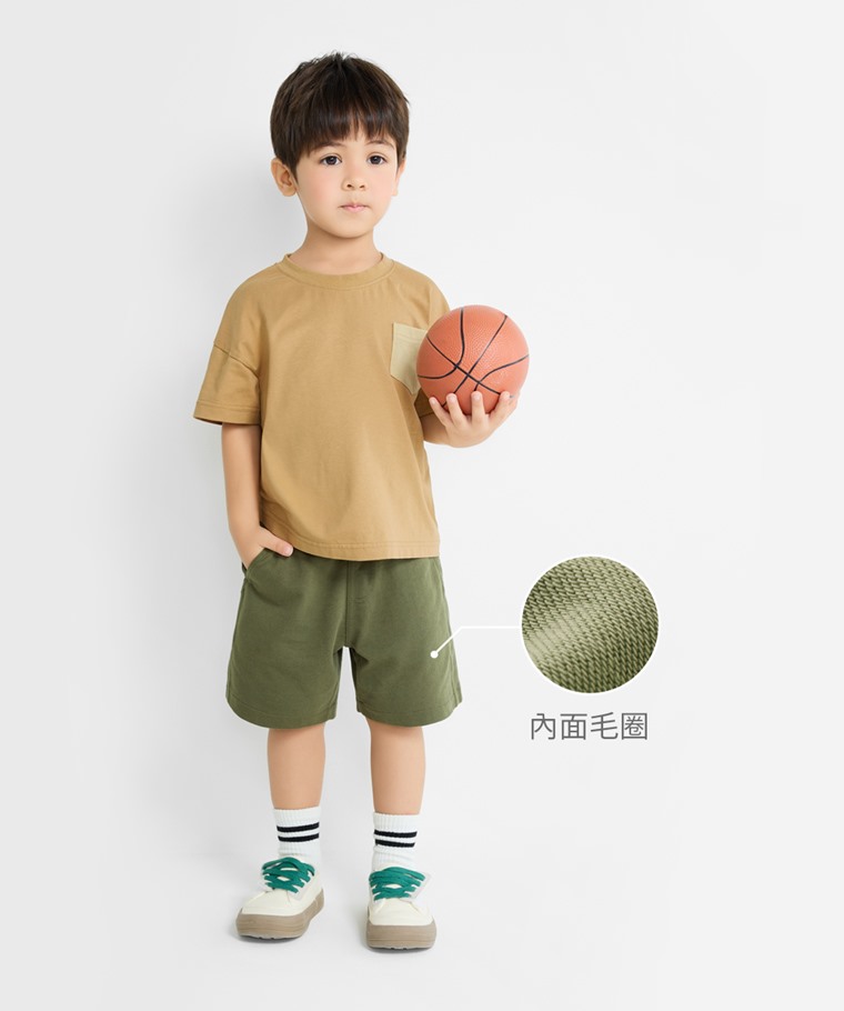 小毛圈五分褲-童