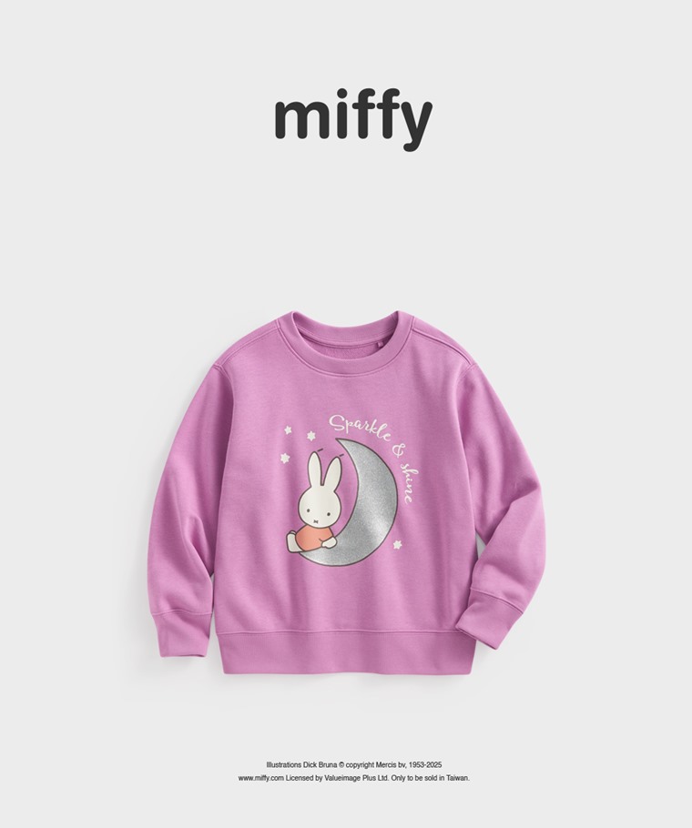 聯名系列T恤-KIDS：童 · Miffy毛圈印花圓領衫-06