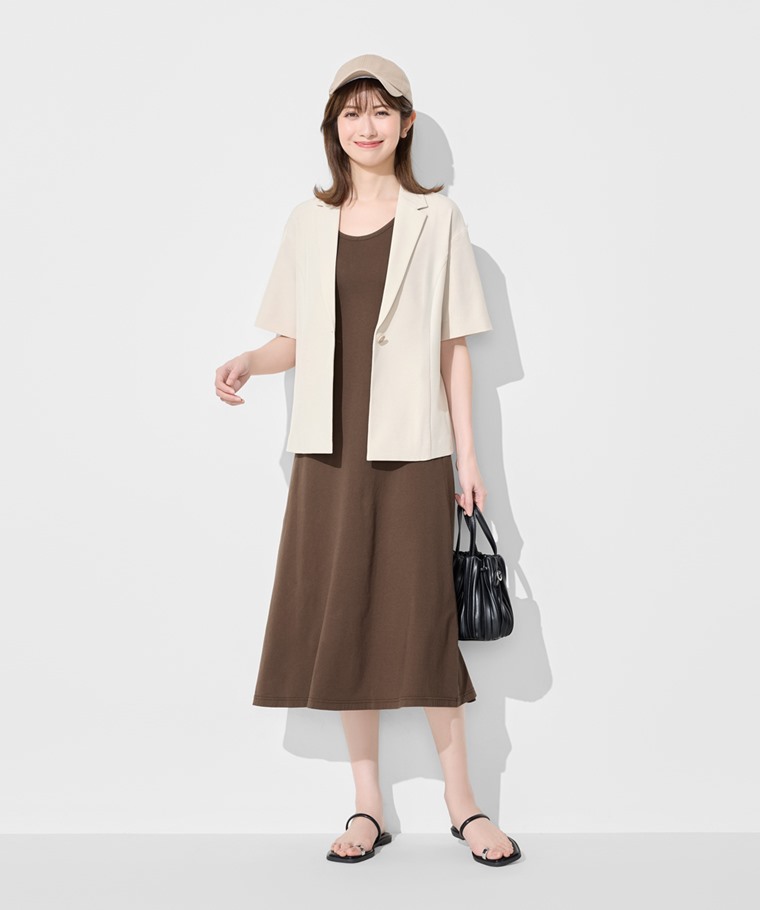 純棉背心長洋裝-女