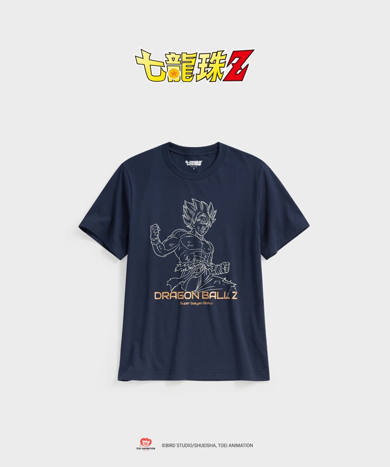 聯名系列T恤-MEN：男 · 七龍珠Z印花T恤-02