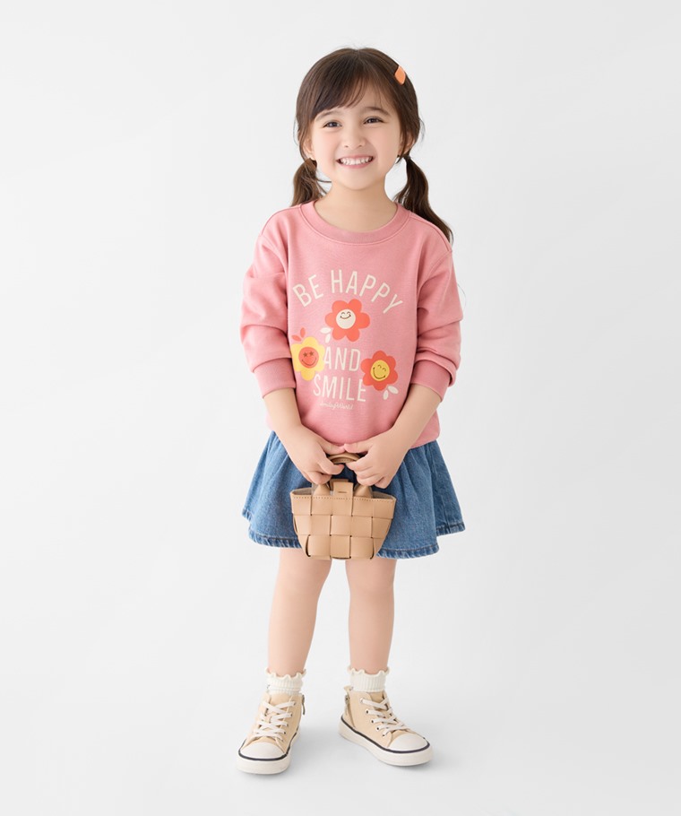SmileyWorld®毛圈印花圓領衫-09-童