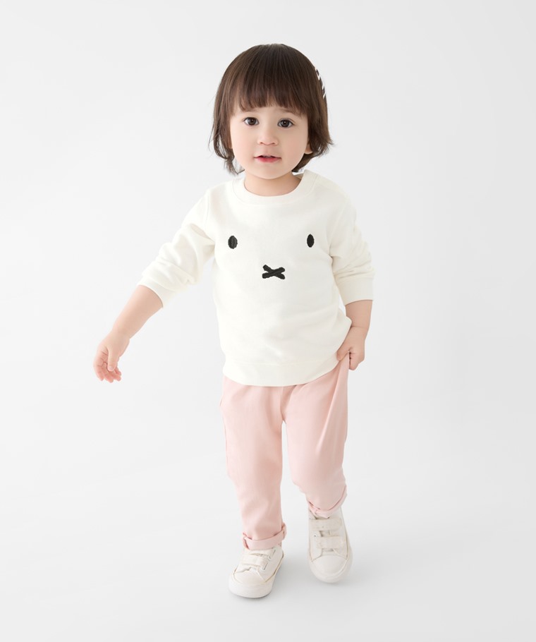 Miffy毛圈電繡圓領衫-01-Baby