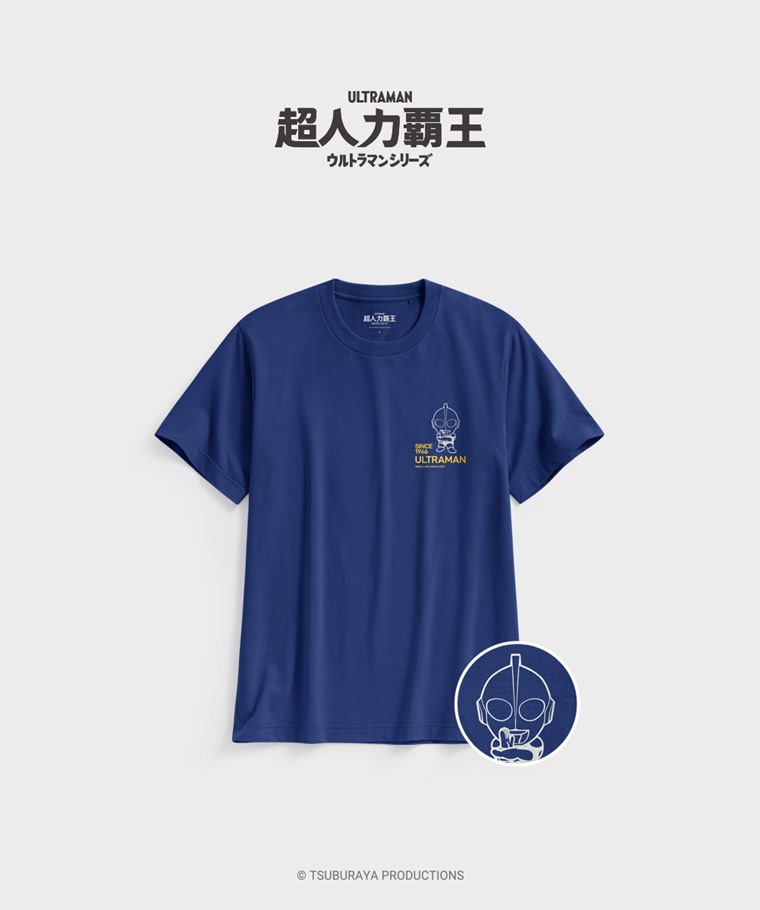 聯名系列T恤-MEN：男 · 超人力霸王印花T恤-02