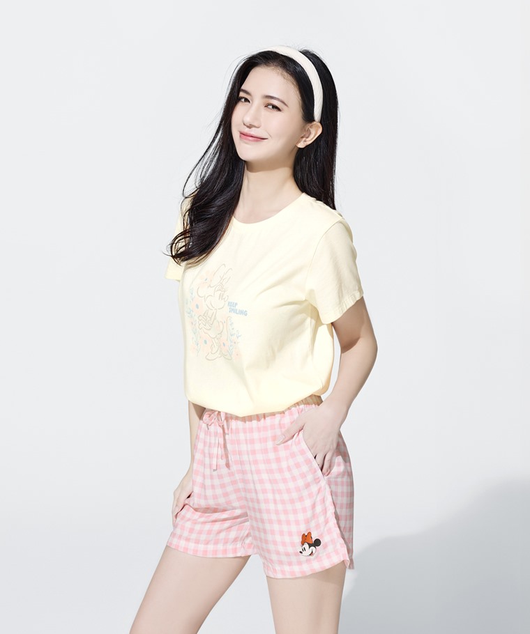 迪士尼系列嫘縈短褲-女