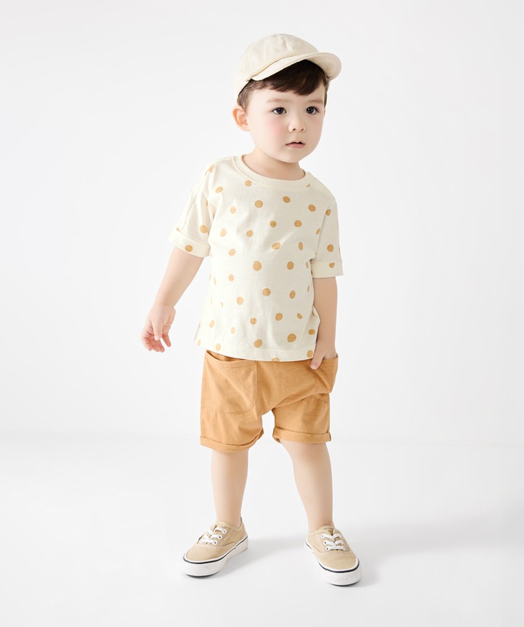 竹節棉口袋短褲-Baby