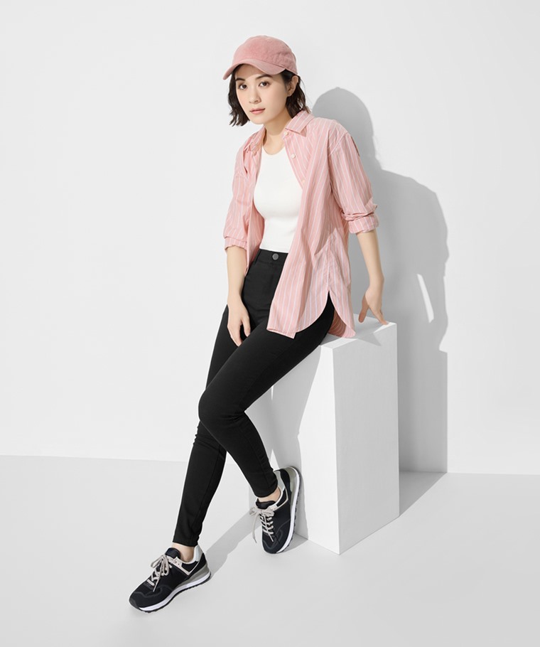 彈力修身緊身褲-女