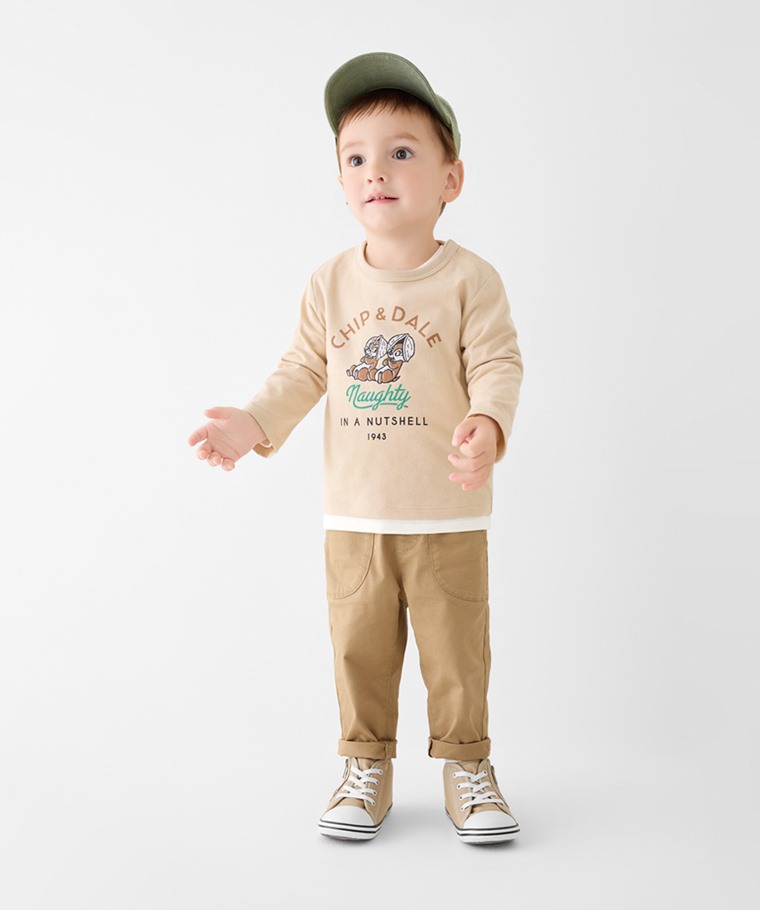 迪士尼系列長袖印花T恤-02-Baby