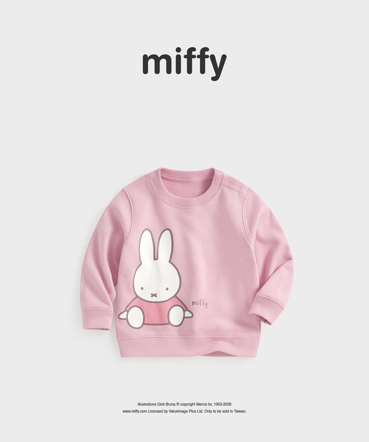 聯名系列T恤-BABY：Baby · Miffy毛圈印花圓領衫-04