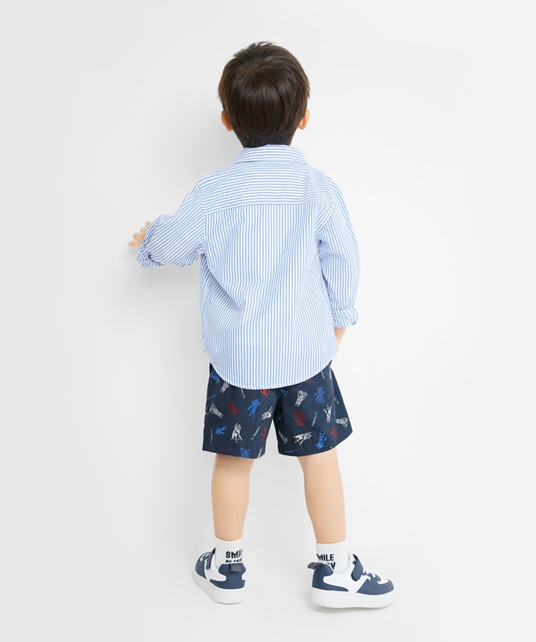 超人力霸王輕便鬆緊短褲-童