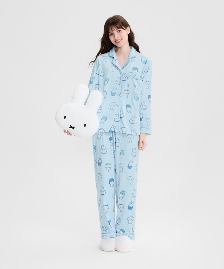 宅家舒適家居系列：女 · Miffy絲絨家居套裝