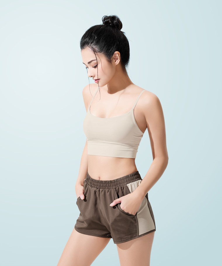 輕涼Bra短版細肩帶背心-女