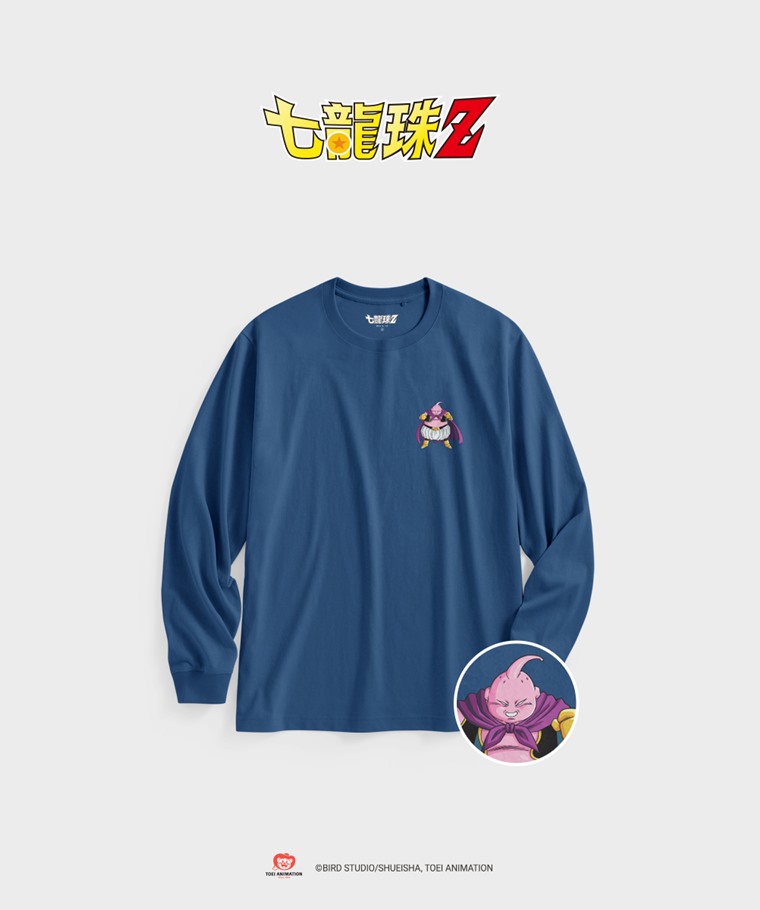 聯名系列T恤-MEN：男 · 七龍珠Z長袖印花T恤-03