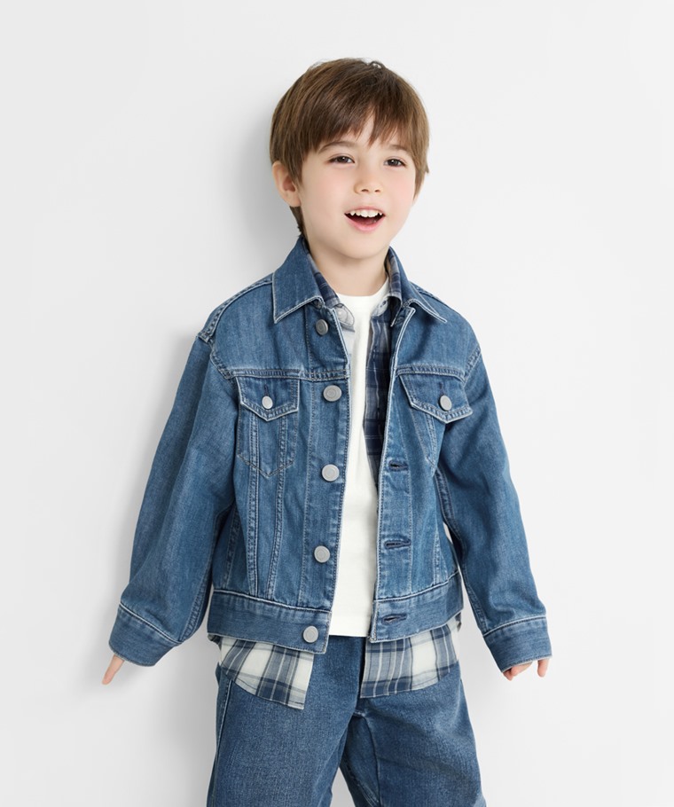 牛仔外套-童