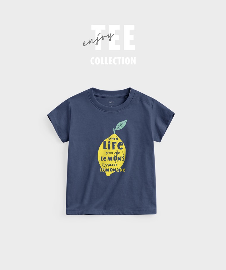 聯名系列T恤-BABY：Baby · 繽紛一夏印花T恤