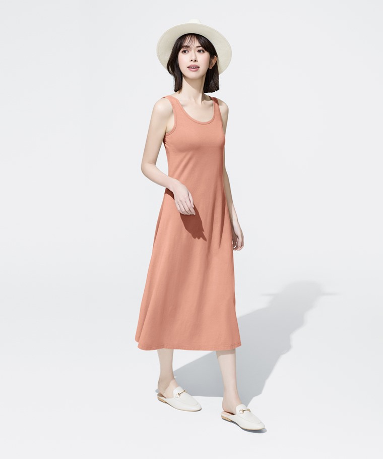 純棉背心長洋裝-女