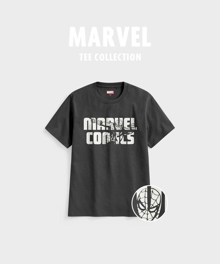 聯名系列T恤-MEN：男 · 漫威系列厚版印花T恤-07