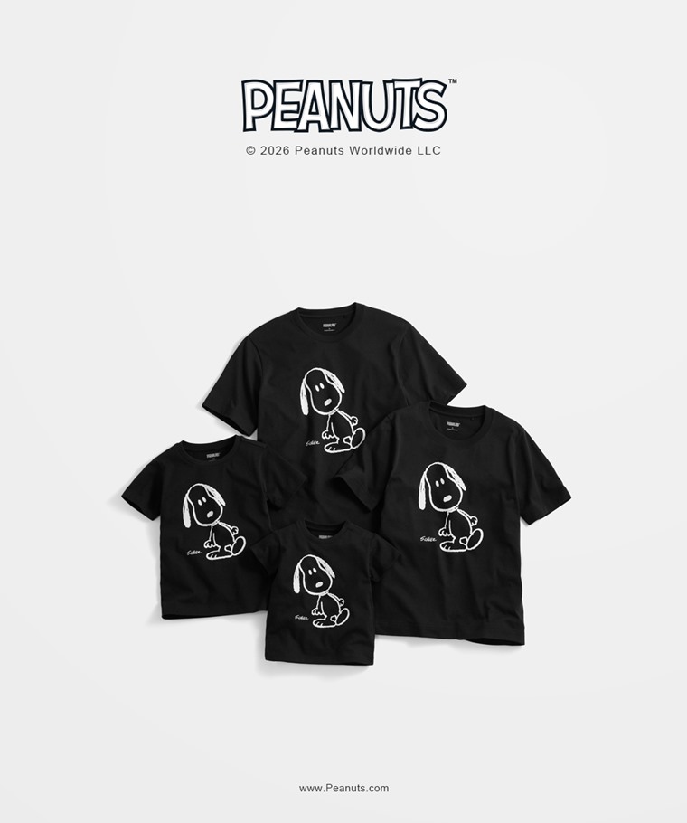 親子/情侶系列：Baby · 史努比系列印花T恤-02,男 · 史努比系列印花T恤-02,童 · 史努比系列印花T恤-02,女 · 史努比系列厚版印花T恤-02