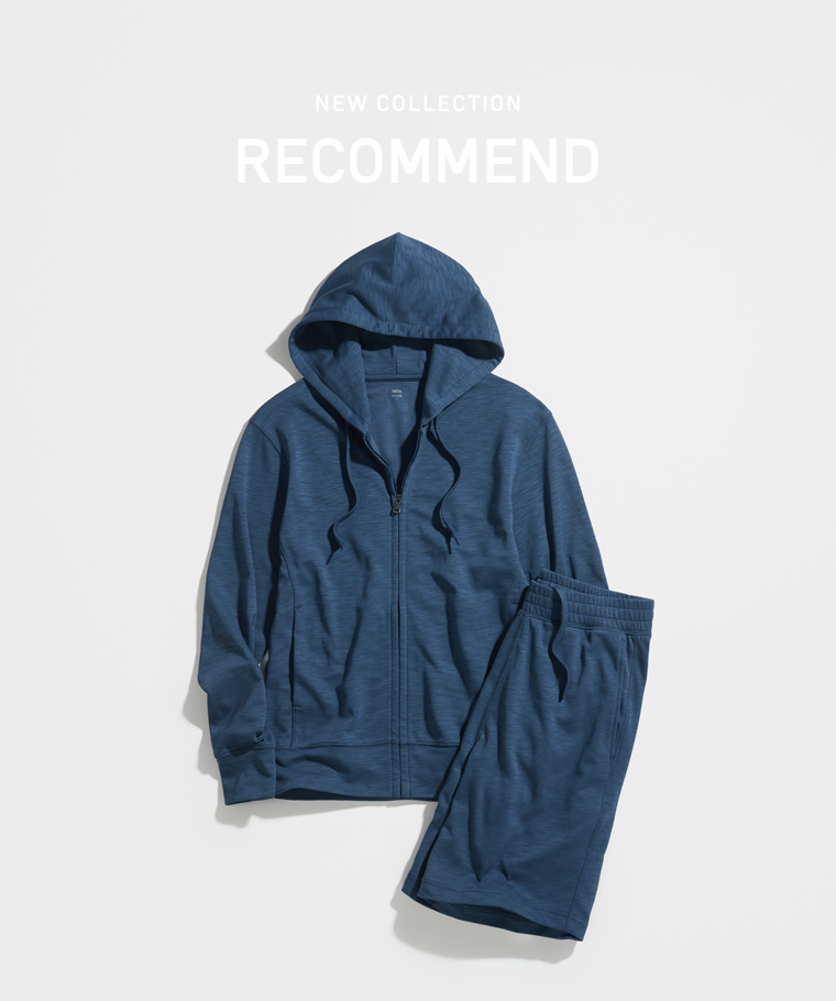 成套穿搭推薦：男 · 快乾棉休閒短褲,男 · 快乾棉抗UV連帽外套