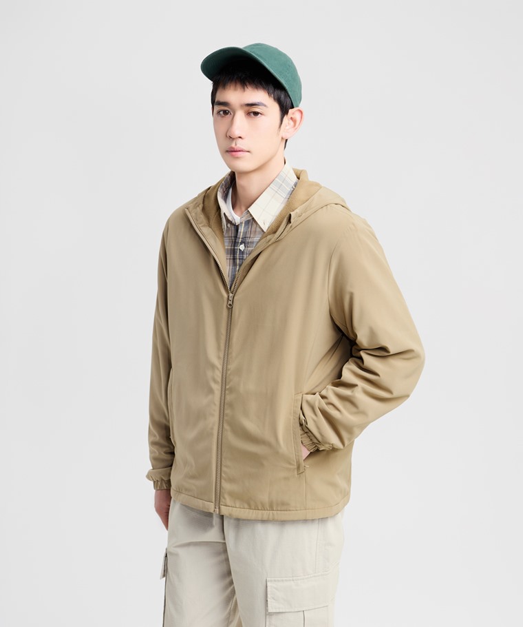 機能休閒連帽外套-男