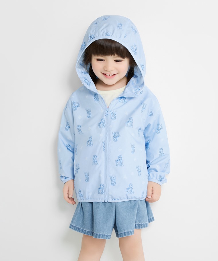 春夏童裝新品：童 · 迪士尼系列抗UV輕型印花風衣外套,童 · 軟牛仔純棉蛋糕短褲